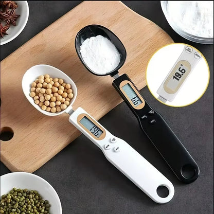 Digital Kitchen Scale Mini Spoon Scale LCD Electronic Food Scale 0.1-500G Weight Measuring Kitchen Tool for Milk Coffee Baking